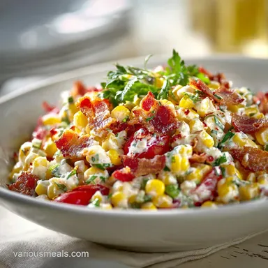 Crack Corn Salad in 10 Minutes: A Creamy BBQ Side Dish Recipe Card