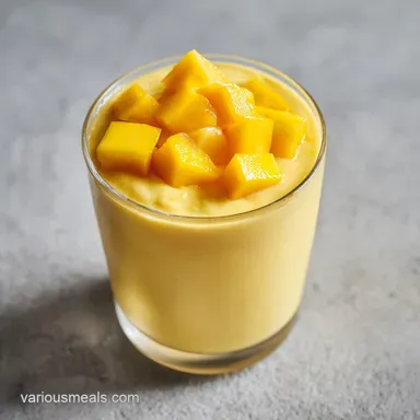 Mango Banana Smoothie in 5 Minutes Recipe Card