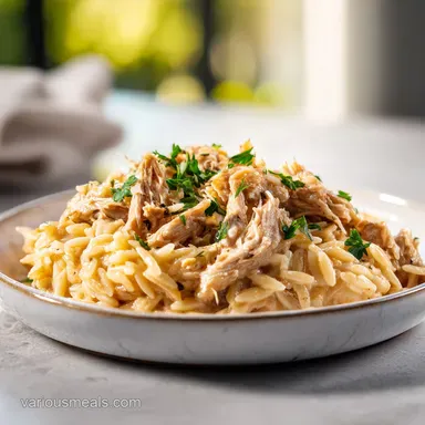 Slow Cooker Creamy Tuscan Orzo: Silky Finish