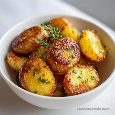 Crispy Air Fryer Potatoes in 30 Minutes with Cornstarch