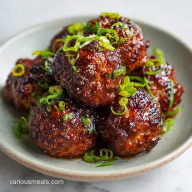 Crispy Baked Bourbon Meatballs for 12