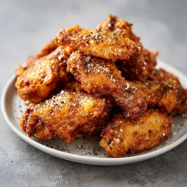 Baked Salt and Pepper Chicken: Party-Ready Recipe Card