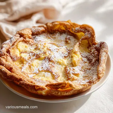 Dutch Baby Pancake for 4 Servings