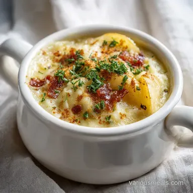 Easy Baked Potato Soup in 30 Minutes with Creamy Broth