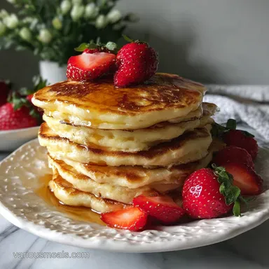 Easy Fluffy Pancakes From Scratch in 20 Minutes Recipe Card