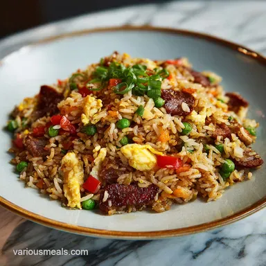 Easy Fried Rice Recipe in 15 Minutes Recipe Card