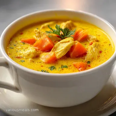 Mulligatawny Soup with Coconut Milk