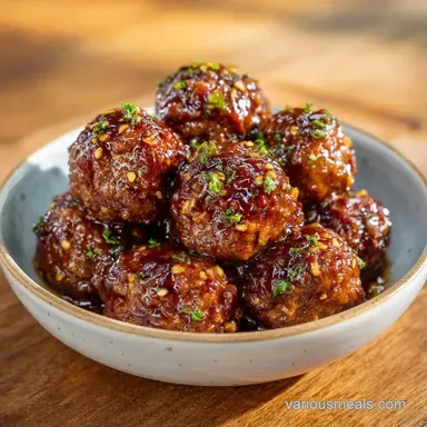 Easy Slow Cooker Appetizer: Honey Garlic Recipe Card