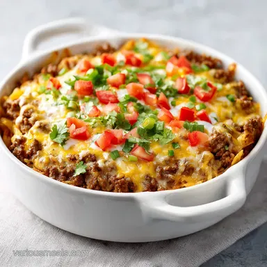 Easy Taco Casserole Recipe in 30 Minutes with Ground Beef