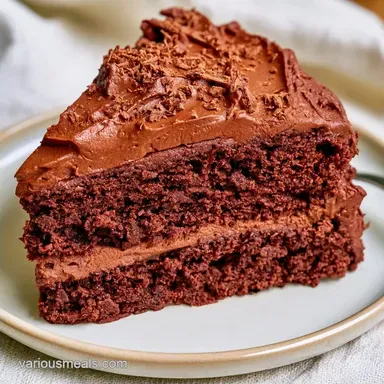 Fall Chocolate Layer Cake: 18 Servings