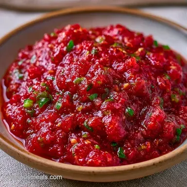 Red Salsa in 5 Minutes Recipe Card