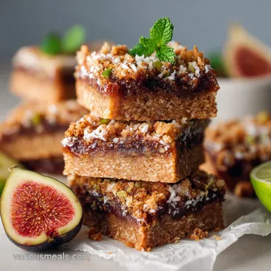 Fig Bars: Oatmeal Crisp Baked Recipe Card