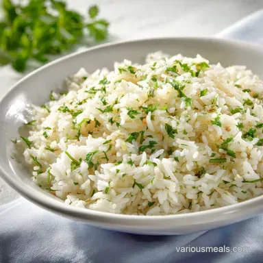 Fluffy Greek Rice with Lemon for 4 Servings