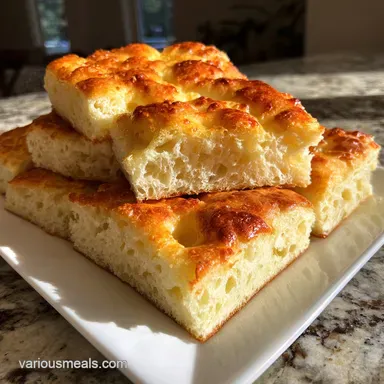 Focaccia Recipe Fun FOOD Frolic for 12 Servings Recipe Card