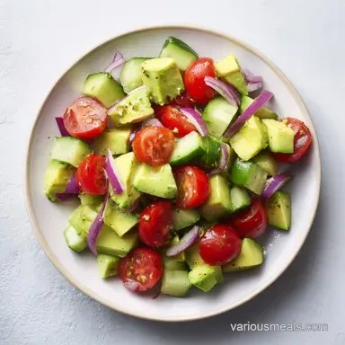 Avocado Salad in 15 Minutes Recipe Card