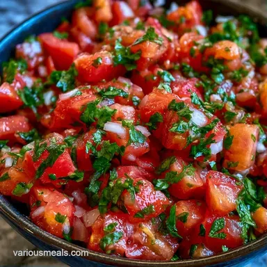 Chunky Salsa in 20 Minutes Recipe Card