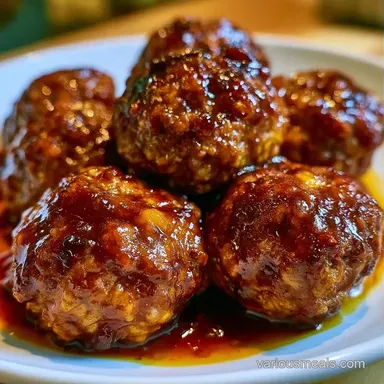 Frozen Bourbon BBQ Meatballs: Party-Ready Recipe Card