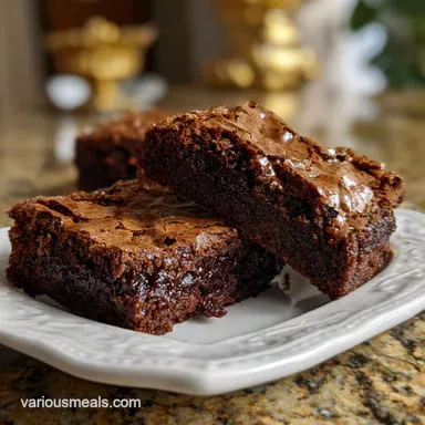 Fudge Brownies from Scratch - Velvety Crumb