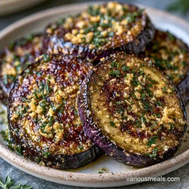 Garlic Roasted Eggplant in 30 Minutes