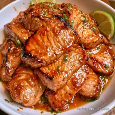 Ginger Citrus Tuna Marinade for 2
