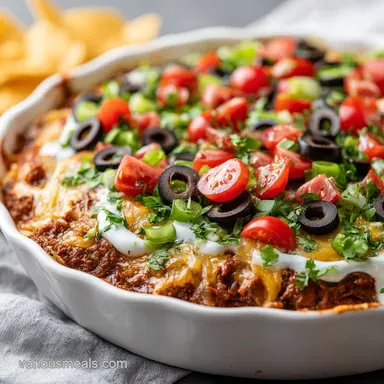 My GoTo Ultimate 7 Layer Dip Recipe with Refried Beans