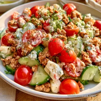 Greek Ground Turkey for 4 Servings