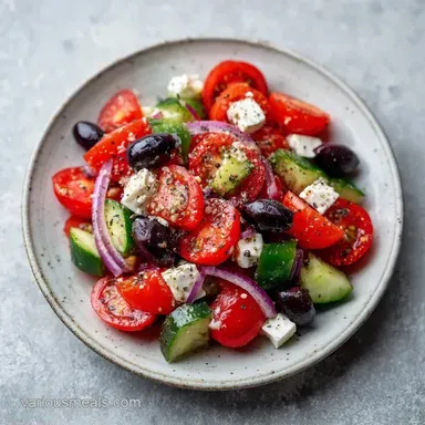 Greek Tomato Feta Salad for Meal Prep