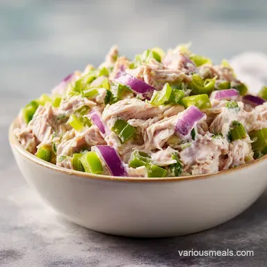 Greek Yogurt Tuna Salad No Mayo: Creamy Recipe Card