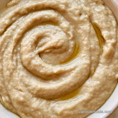 Grilled Eggplant Dip for 8 Servings Recipe Card