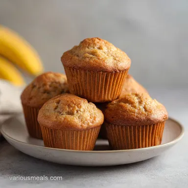Peanut Butter Banana Muffins: Meal Prep