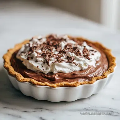 Chocolate Cream Pie: Silky Custard in 35 Minutes