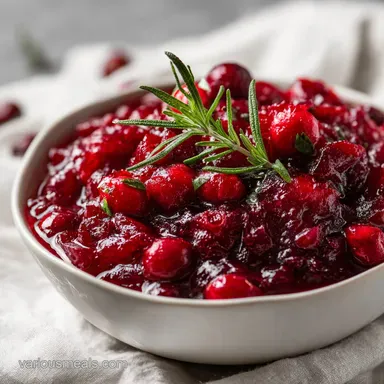 Fresh Cranberry Sauce in 15 Minutes with Orange Juice