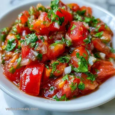 Homemade Salsa in 5 Minutes