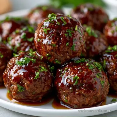 Bourbon Meatballs: Party-Ready Recipe Card