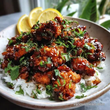 Honey Butter Chicken for 4 Servings Recipe Card