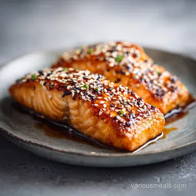 Salmon Marinade with Soy Sauce Recipe Card