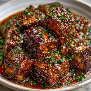 Indian Eggplant Curry for 4 Servings