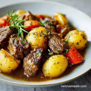 Instant Pot Irish Lamb Stew in 1 Hour