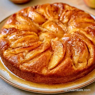 Apple Cake Recipe Ireland for 8 Slices Recipe Card
