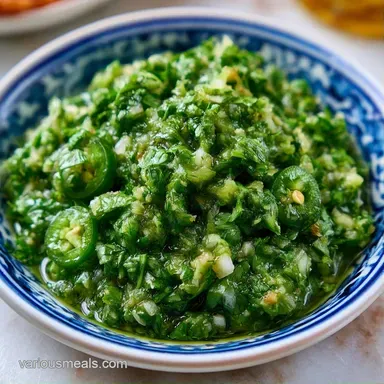 Jalapeno Cilantro Salsa in 10 Minutes Recipe Card