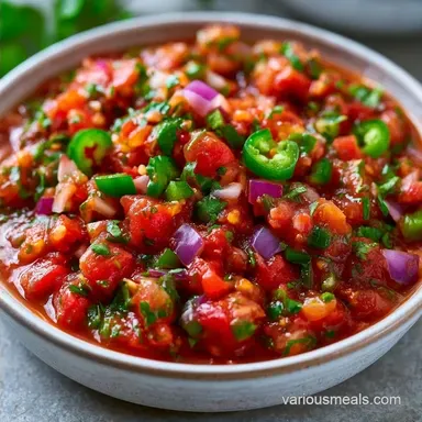 Jalapeno Lime Salsa in 10 Minutes