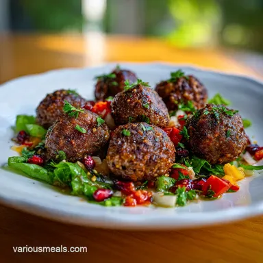 Lamb Meatballs in 30 Minutes: Pan-Seared & Herb-Infused