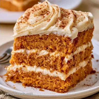 Layer Pumpkin Cake for 16 Servings