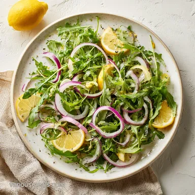 Arugula Salad with Lemon Vinaigrette in 10 Minutes