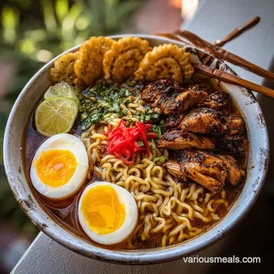 Marry Me Chicken Ramen in 25 Minutes Recipe Card