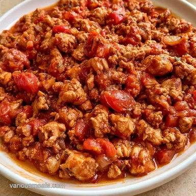 Mediterranean Turkey Skillet in 30 Min