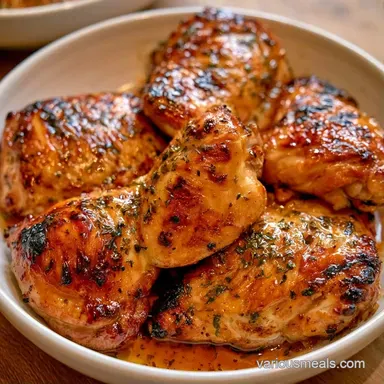Mediterranean Yogurt Chicken: 4 Servings Recipe Card