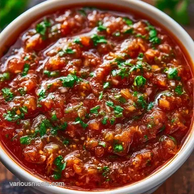 Mexican Blender Salsa in 15 Minutes
