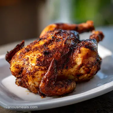 Middle Eastern Roasted Chicken with Za'atar | 1 Hr 40 Min Total Recipe Card