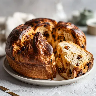 No Knead Cinnamon Raisin Bread with Yeast Recipe Card